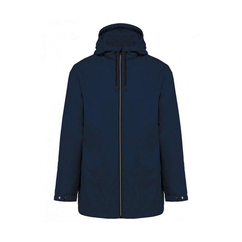 wasserdichte jacke mit kapuze und mikrofleece-futter