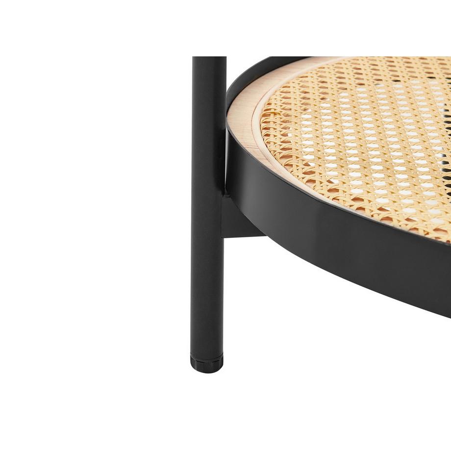 Beliani Table basse en Verre de sécurité Boho RENO  