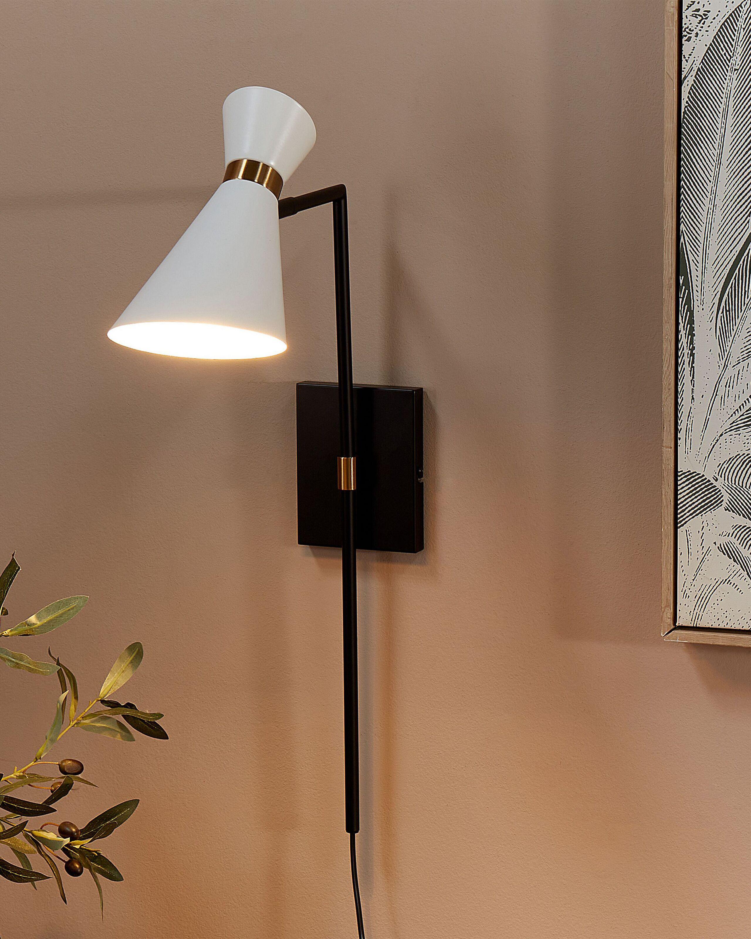 Beliani Wandlampe aus Eisen Modern MELAWI  