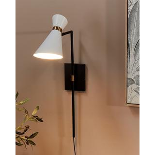 Beliani Lampe murale en Métal Moderne MELAWI  