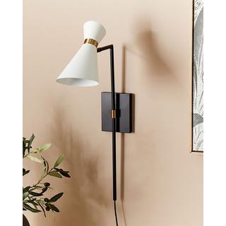 Beliani Lampe murale en Métal Moderne MELAWI  