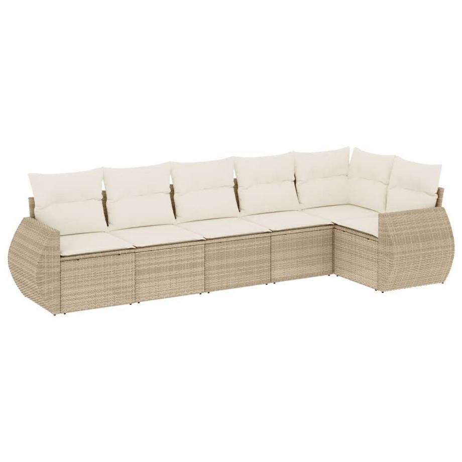 set divano da giardino Polirattan