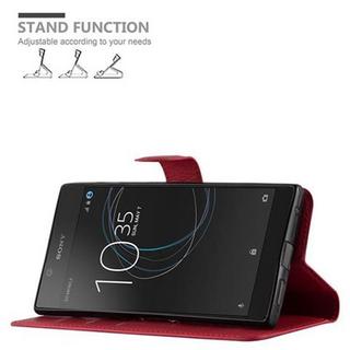 Cadorabo  Hülle für Sony Xperia L1 Standfunktion, Kartenfach 