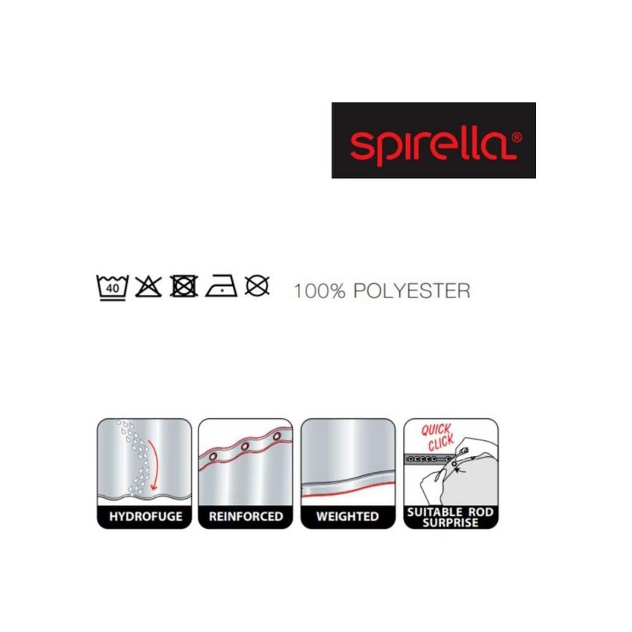 spirella Rideau de douche Polyester KITTY PAW  