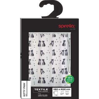 spirella Duschvorhang KITTY PAW Polyester  
