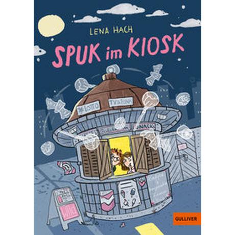 Spuk im Kiosk Hach, Lena; Jung, Barbara (Illustrationen); Jung, Barbara (Zeichnungen) Copertina rigida 