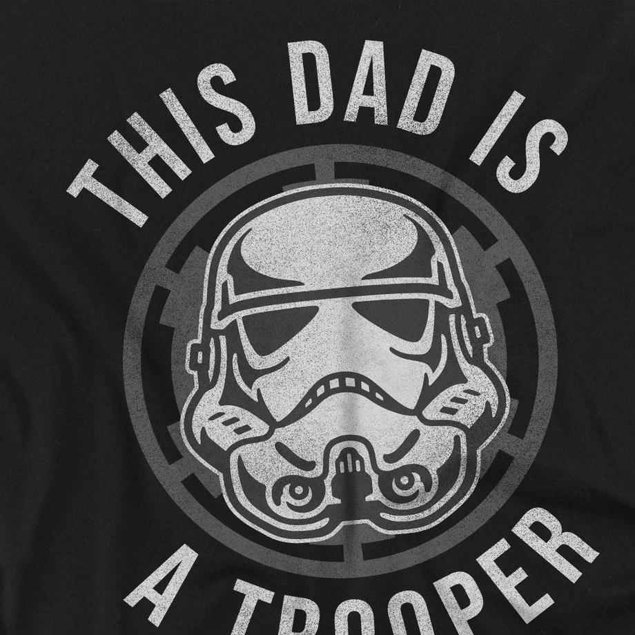 STAR WARS This Dad Is A Trooper Langarm T-Shirt  
