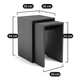 La Redoute Intérieurs Set mit 2 Beistelltischen  