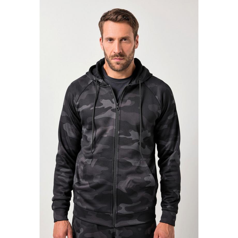 JP1880 Veste de survêtement à capuche camouflage Fitness  