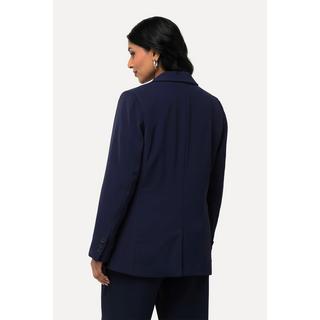 Ulla Popken Blazer Reverskragen Klappentaschen Knopfverschluss  