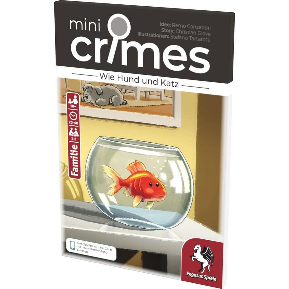 Pegasus Spiele  MiniCrimes – Comme chien et chat 