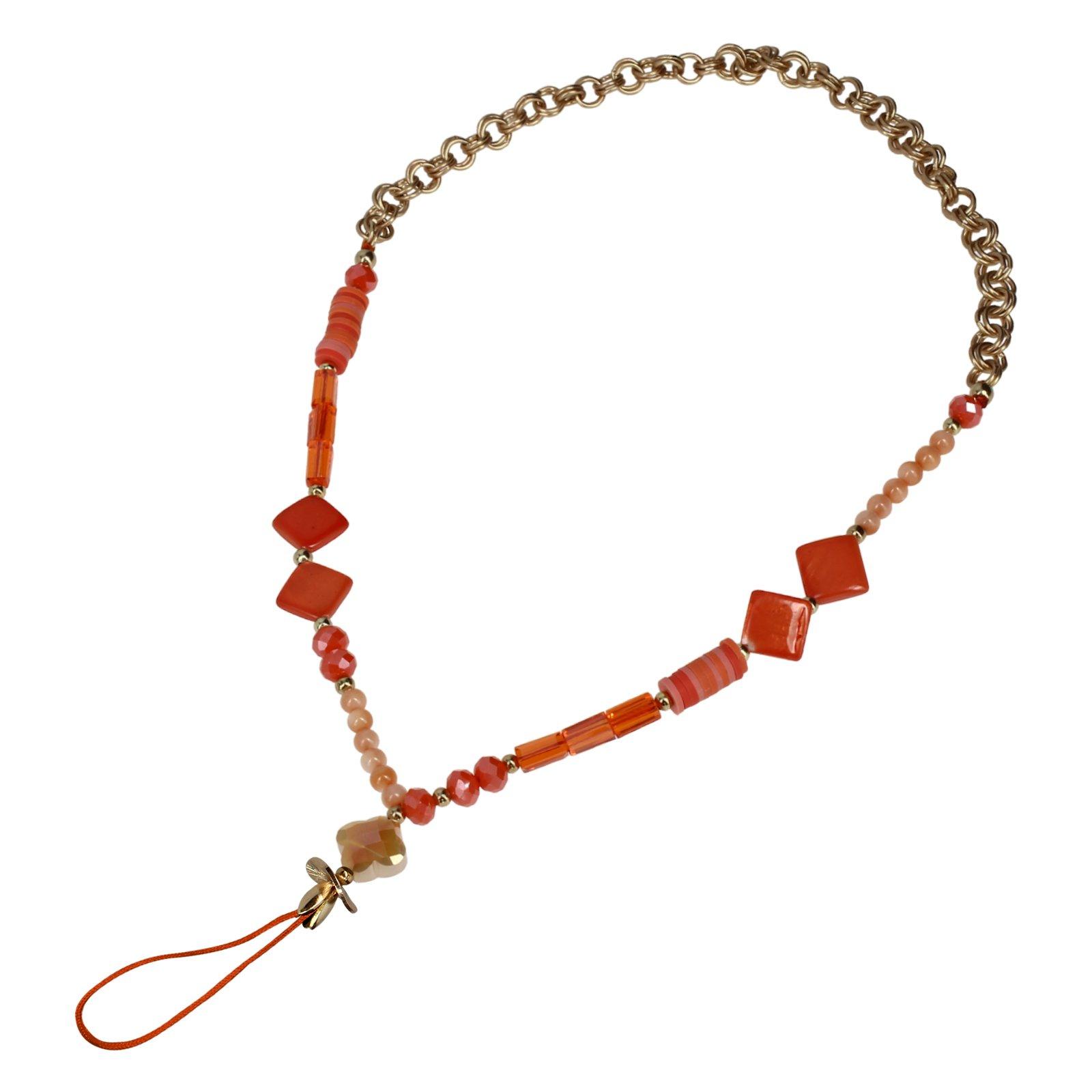 Avizar  Handyschmuck Heishi-Perlen Orange 