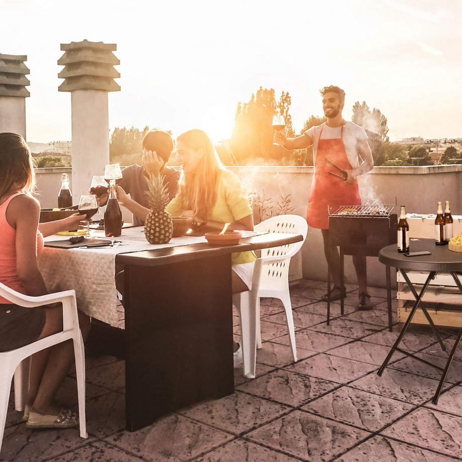 B2X Klappbarer Gartentisch BASTIAN  