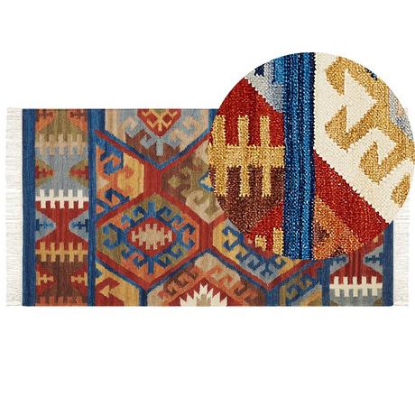 Beliani Tapis en Laine Rustique JRVESH  