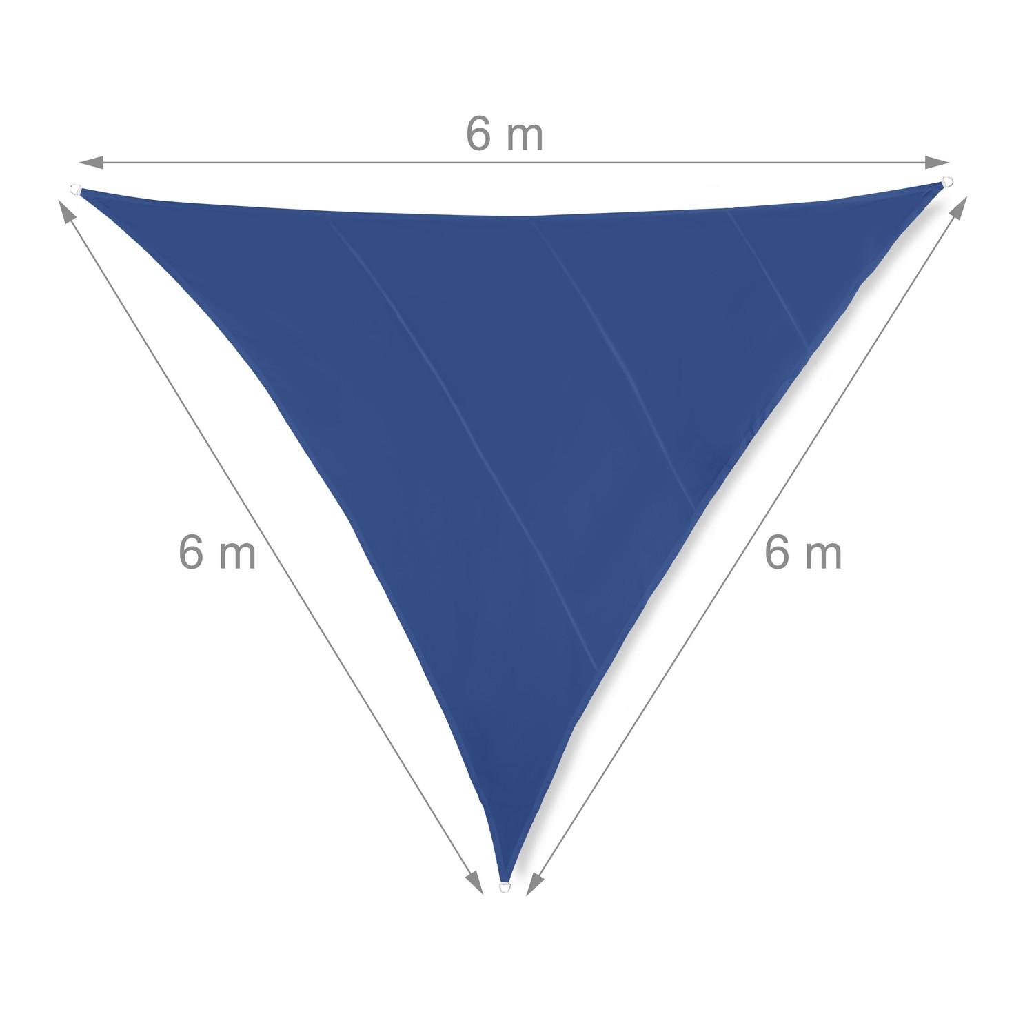 B2X Voile d'ombrage triangulaire bleu foncé  