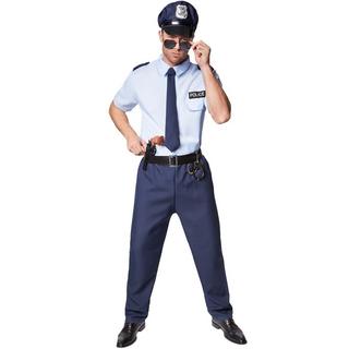 Tectake  Costume da uomo agente di polizia 