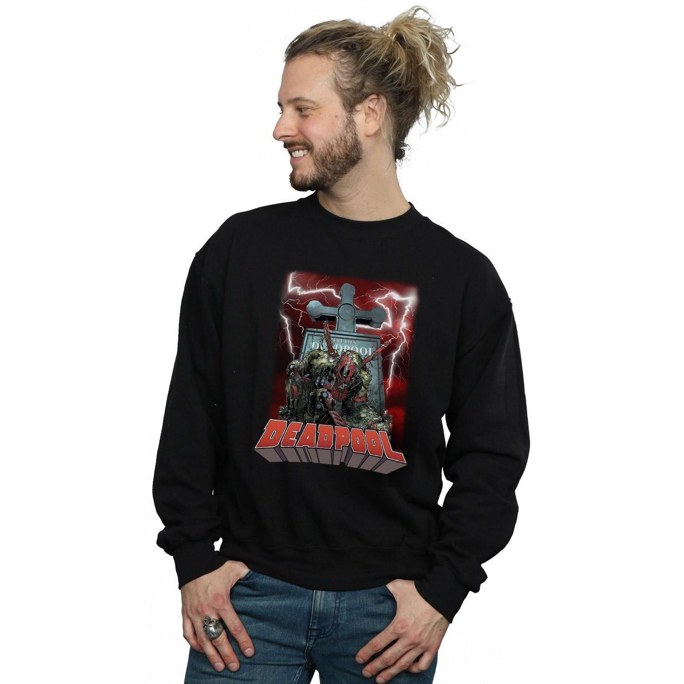 MARVEL  Deadpool Grave Sweatshirt 