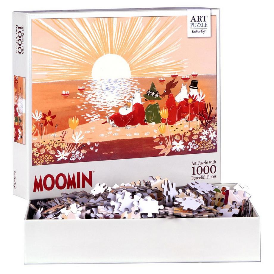 Puzzle artistique Moomin Rouge 100