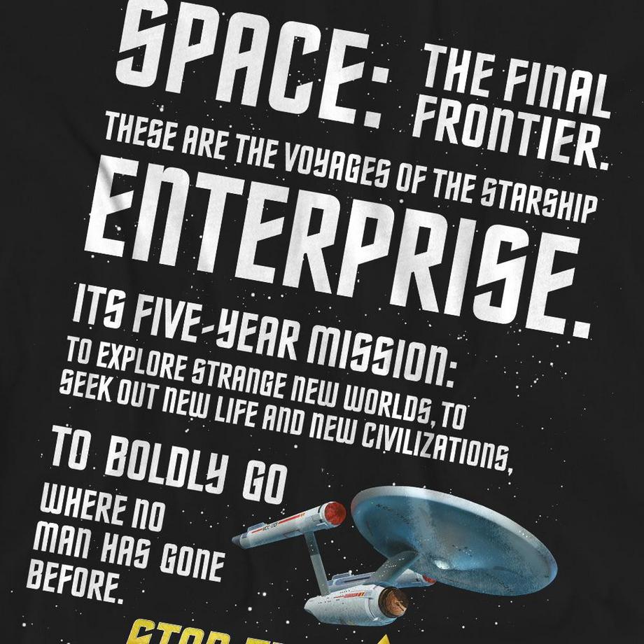 Star Trek Intro Maglietta  