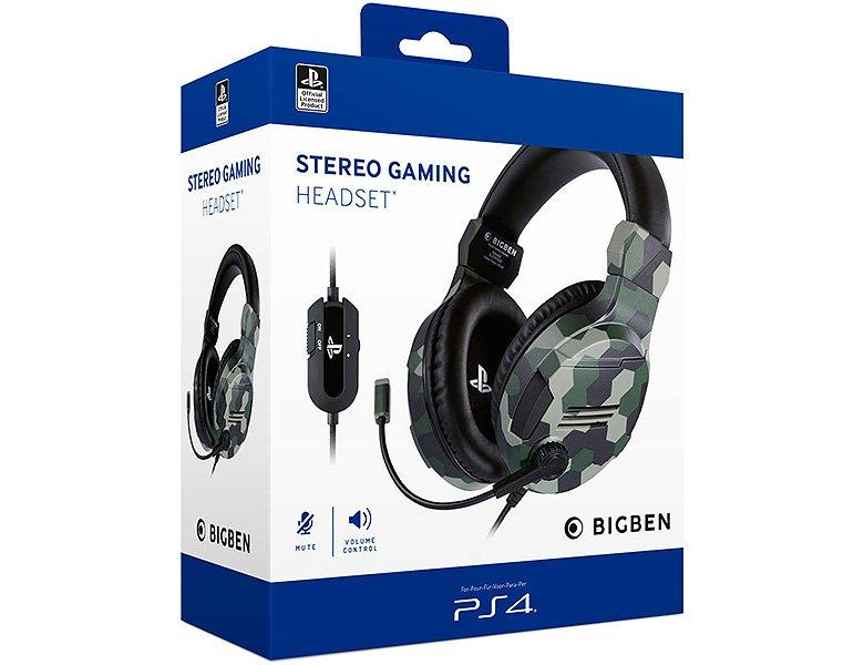 BIGBEN INTERACTIVE  PS4 Stereo Headset V3 Camouflage 