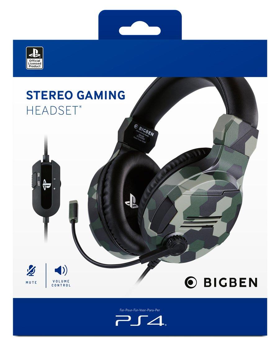 BIGBEN INTERACTIVE  PS4 Stereo Headset V3 Camouflage 
