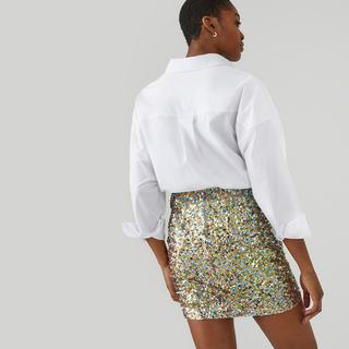 La Redoute Collections  Mini jupe à sequins 