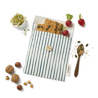 Roll'eat  Roll'eat Snack’n’Go Bio Etnia Sea Lunchpaket Baumwolle Blau, Weiß 