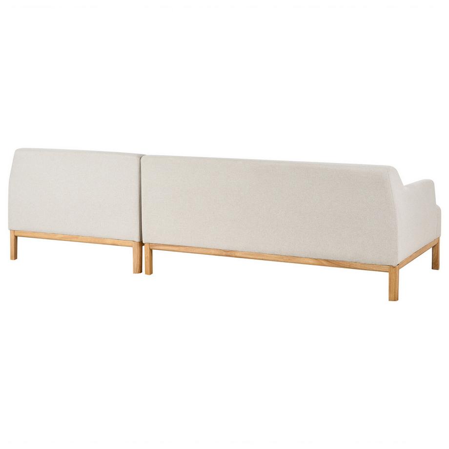 Beliani Linksseitiges Ecksofa aus Stoff  SOSJO  