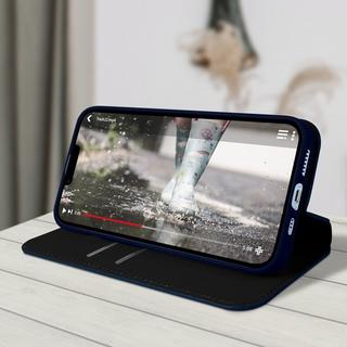 Avizar  Étui magnétique iPhone 13 bleu 