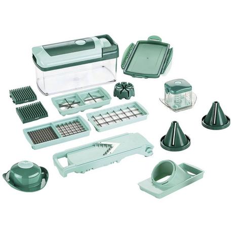 Nicer Dicer Kit fusion Julietti, 16 pièces, menthe  