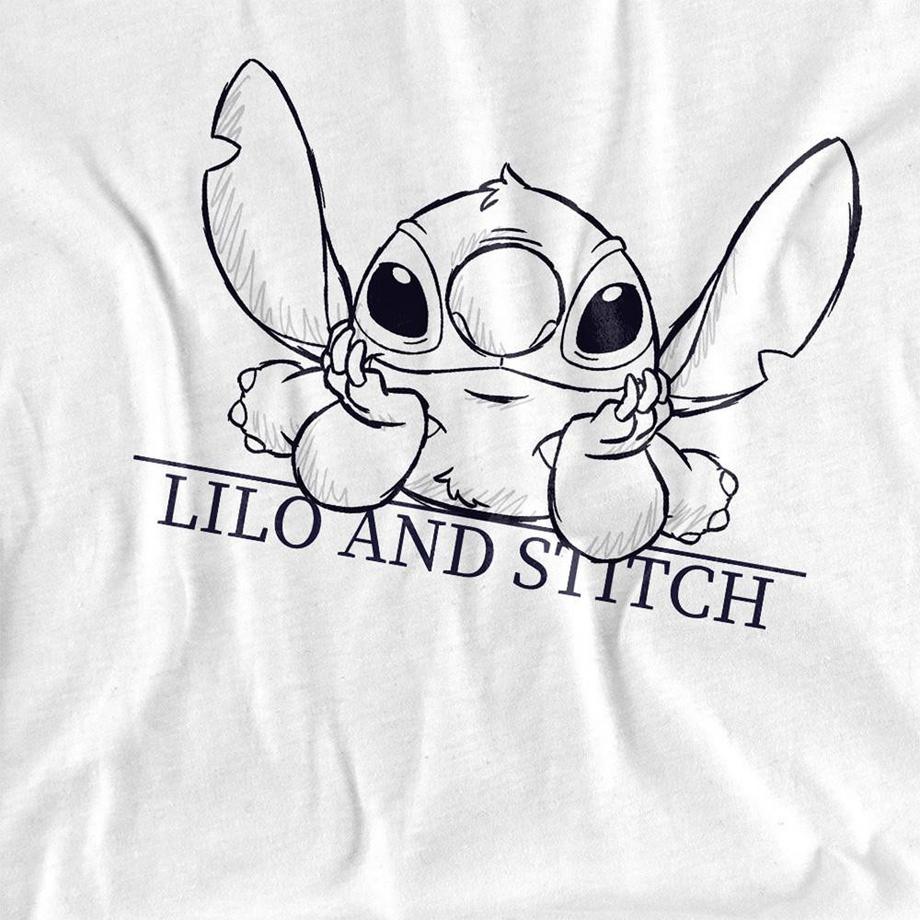 Lilo & Stitch Lilo and Stitch Sketch Langarm T-Shirt  