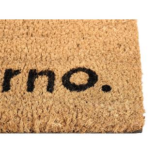 Beliani Tappetino da Ingresso en Fibra di Cocco Classico LABO  
