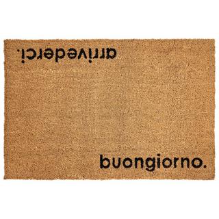Beliani Tappetino da Ingresso en Fibra di Cocco Classico LABO  