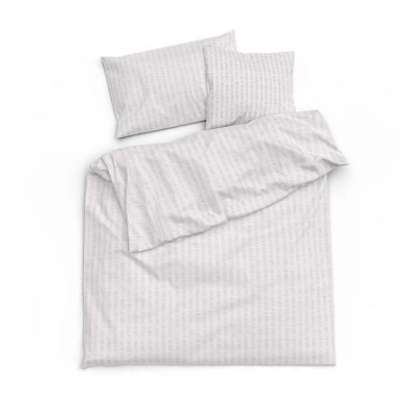 Lotus Bettwaren Lotus Raso Seersucker Tinta Unita Biancheria da Letto  