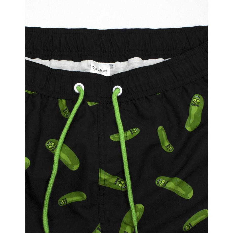 Rick And Morty Pickle Rick Allover-Print Badeshorts  