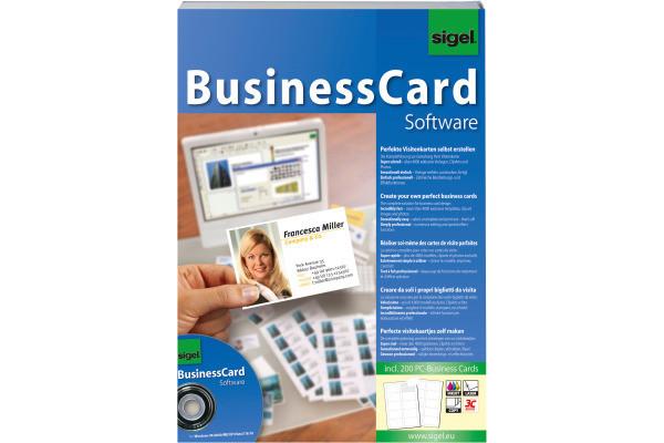 Sigel SIGEL CardDesigner plus CD SW670 Software DE 200 Karten  