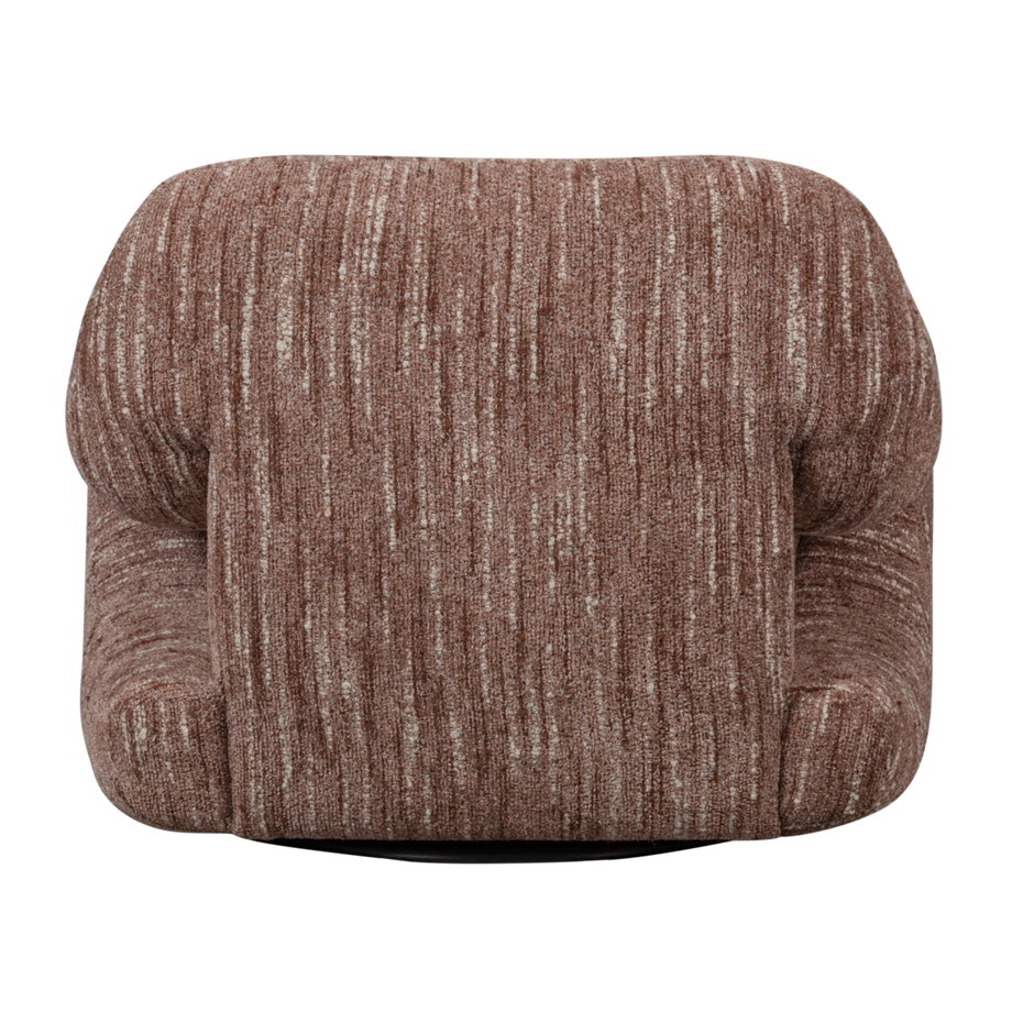 mutoni Sessel Folke Chenille altrosa meliert  