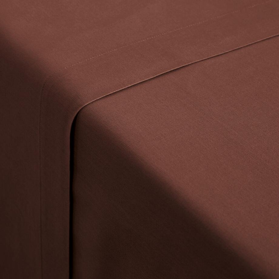 La Redoute Intérieurs Scenario Drap Plat en Coton Lavé  