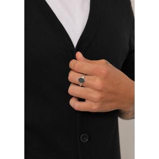 Kuzzoi  Bague Chevalière Basic Minimal Robuste Massif Homme 