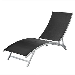 VidaXL Chaise longue tissu  