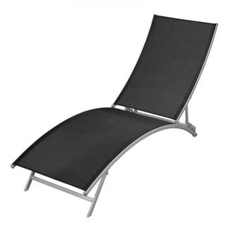 VidaXL Chaise longue tissu  