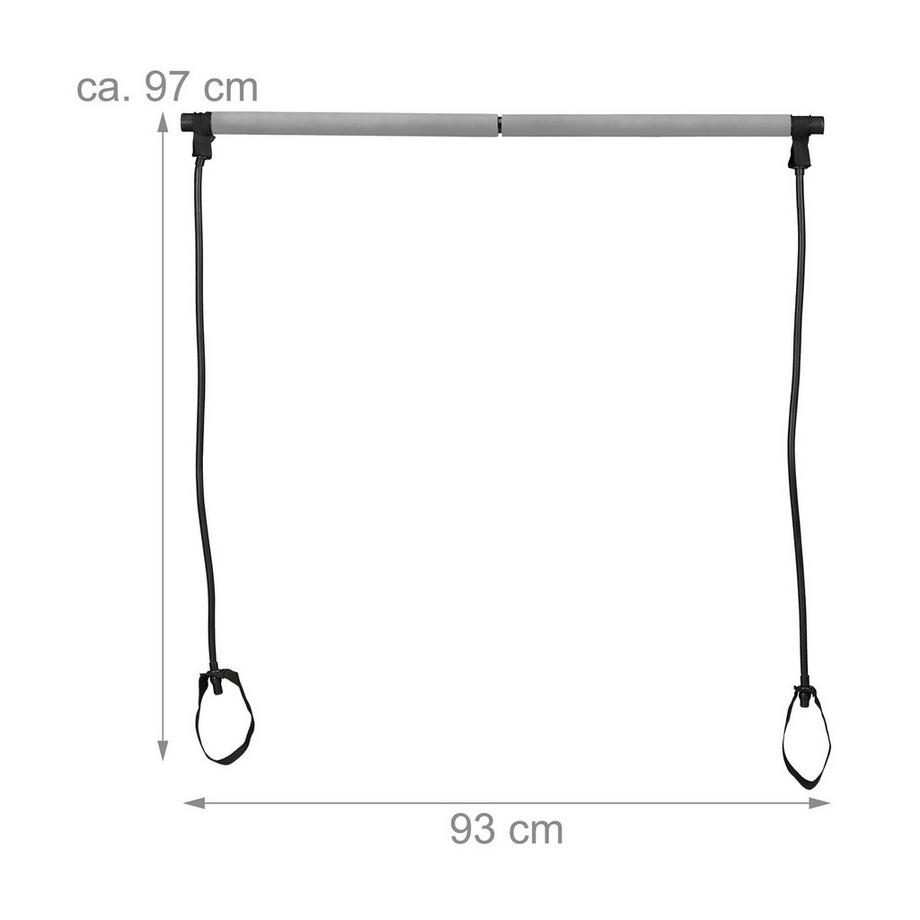 B2X  Barra Pilates con fasce di resistenza 