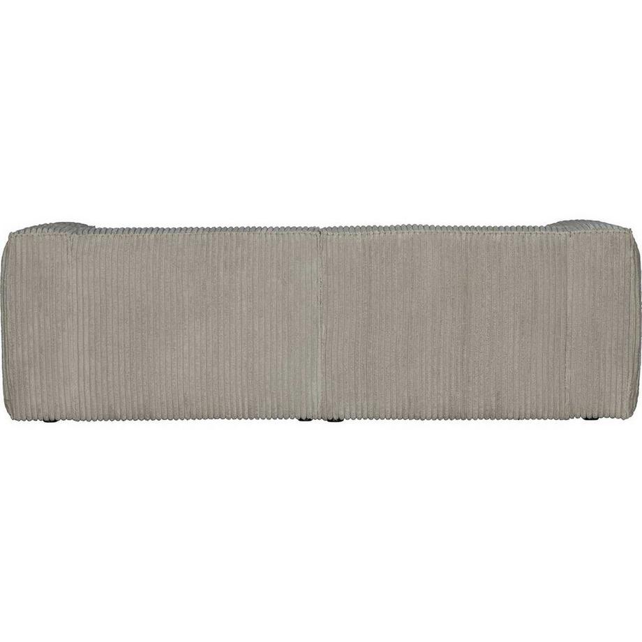 mutoni Sofa Bean 3.5-Sitzer grober Rippstoff Natural 246  