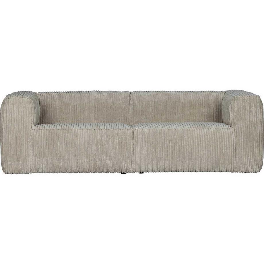 mutoni Sofa Bean 3.5-Sitzer grober Rippstoff Natural 246  