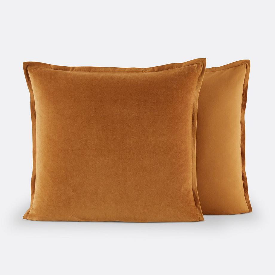 La Redoute Intérieurs Noria Federa Reversibile Velluto Cotone Lavato  