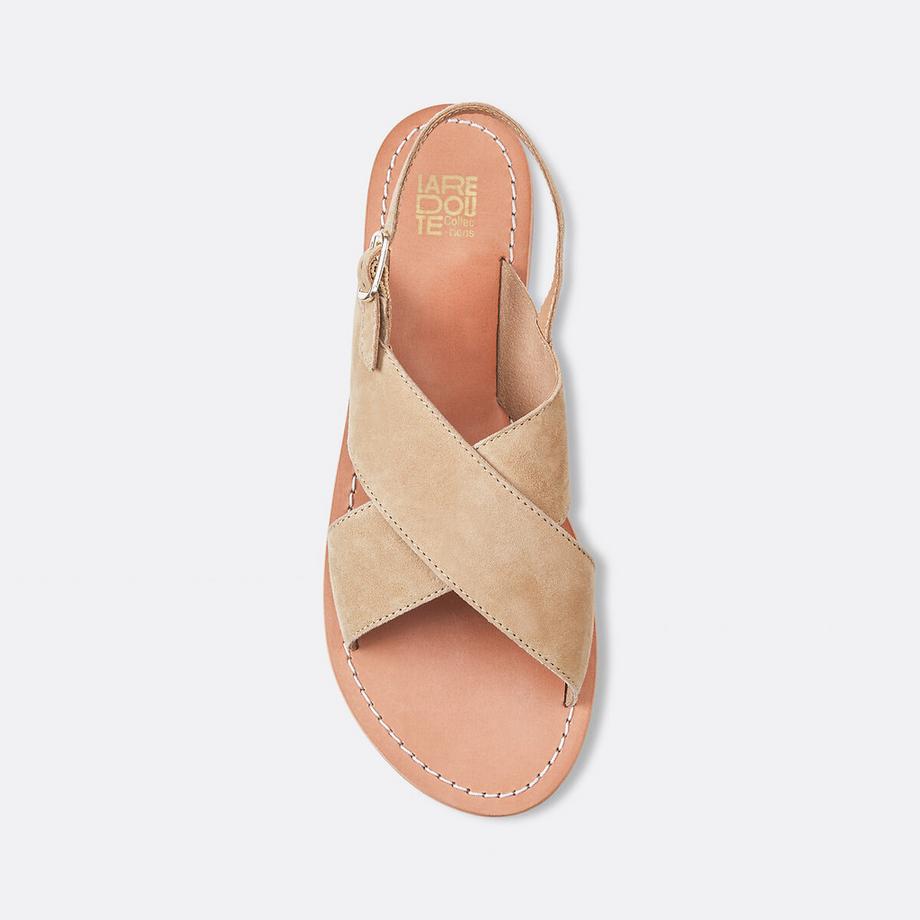 La Redoute Collections Signature Laurine Sandali in Camoscio Signature-Sandalen Laurine aus Veloursleder 