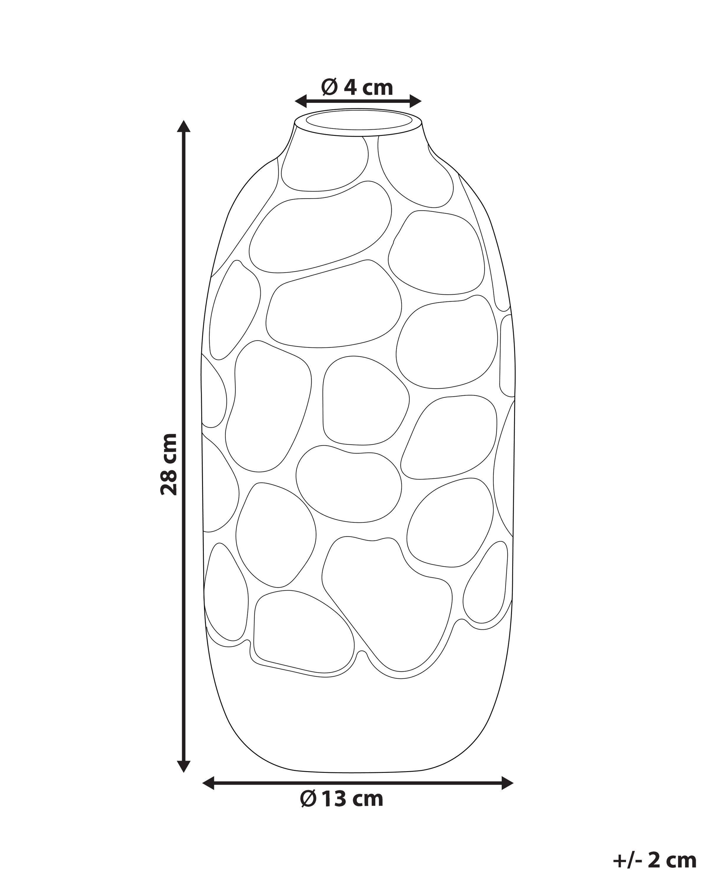 Beliani Vaso decorativo en Gres porcellanato Moderno CENABUM  