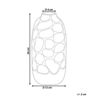 Beliani Vaso decorativo en Gres porcellanato Moderno CENABUM  