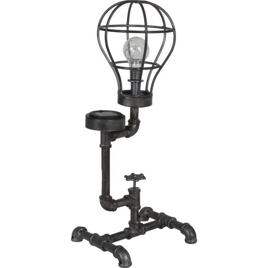 mutoni pleasure  Lampe solaire Cornelius argent antique 