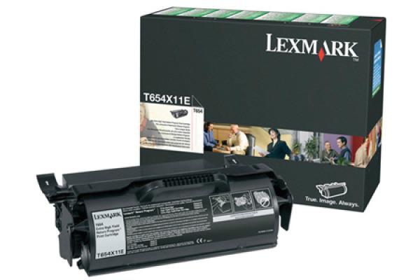 Lexmark  LEXMARK Toner-Modul EHY return schwarz T654X11E T654 36'000 Seiten 